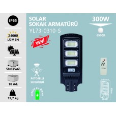 300W SOLAR SOKAK ARMATÜRÜ BEYAZ